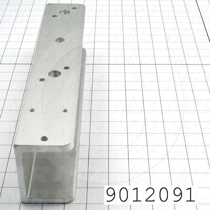Fabricated Parts, Screen Holder, 13.75 in. Length, 2.50 in. Width, 1.44 in. Height, Right Side