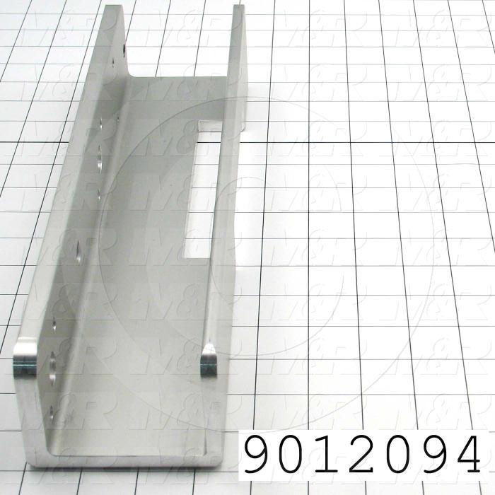 Fabricated Parts, Screen Holder, 13.75 in. Length, 2.50 in. Width, 3.44 in. Height, Left Side