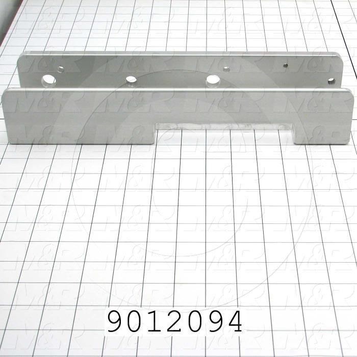 Fabricated Parts, Screen Holder, 13.75 in. Length, 2.50 in. Width, 3.44 in. Height, Left Side