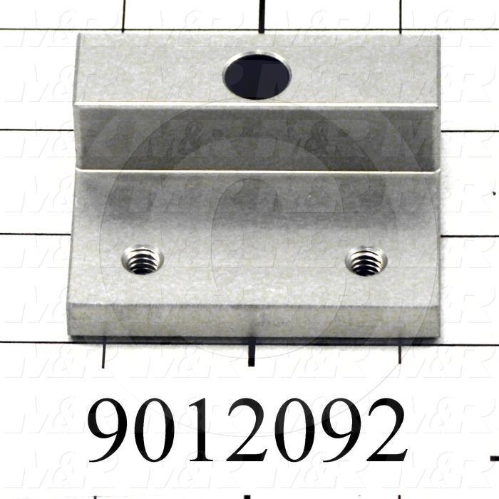 Fabricated Parts, Screen Holder Clamp, 2.50 in. Length, 2.00 in. Width, 1.00 in. Height