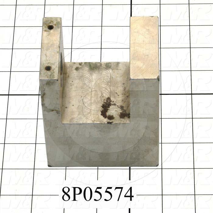 Fabricated Parts, Screen Holder Clamp Block, 4.25 in. Length, 2.50 in. Width, 3.50 in. Height