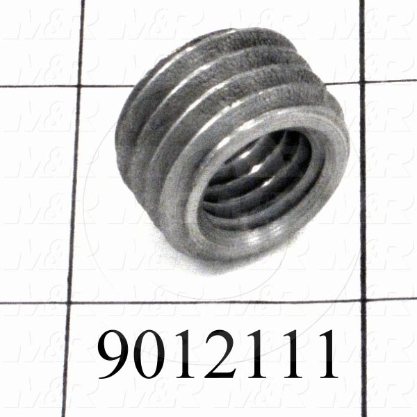 Fabricated Parts, Screen Holder Clamp Insert, 0.46 in. Length, 3/4-10 Thread Size, Internal Thread 1/2-13 0.422 Dia.