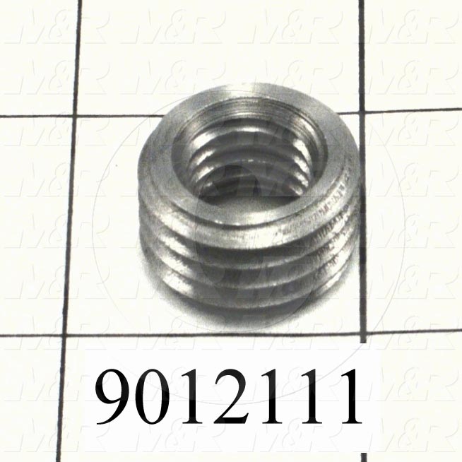 Fabricated Parts, Screen Holder Clamp Insert, 0.46 in. Length, 3/4-10 Thread Size, Internal Thread 1/2-13 0.422 Dia.