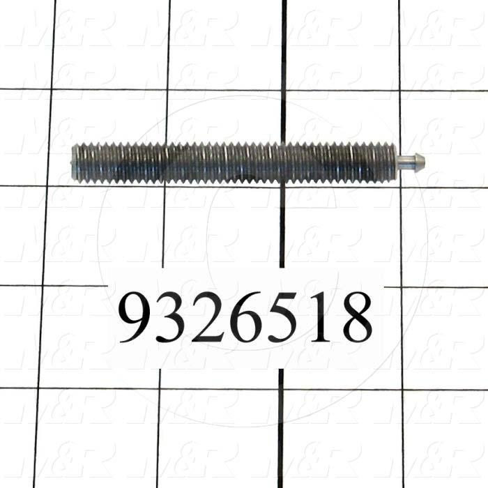 Fabricated Parts, Screen Holder Clamp Stud, 3.00 in. Length, 0.13 in. Diameter