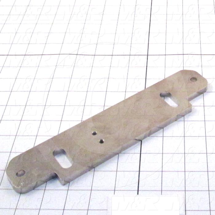 Fabricated Parts, Screen Holder Leveling Plate, 11.07 in. Length, 2.44 in. Width, 0.38 in. Height