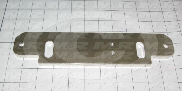 Fabricated Parts, Screen Holder Leveling Plate, 11.07 in. Length, 2.44 in. Width, 0.38 in. Height