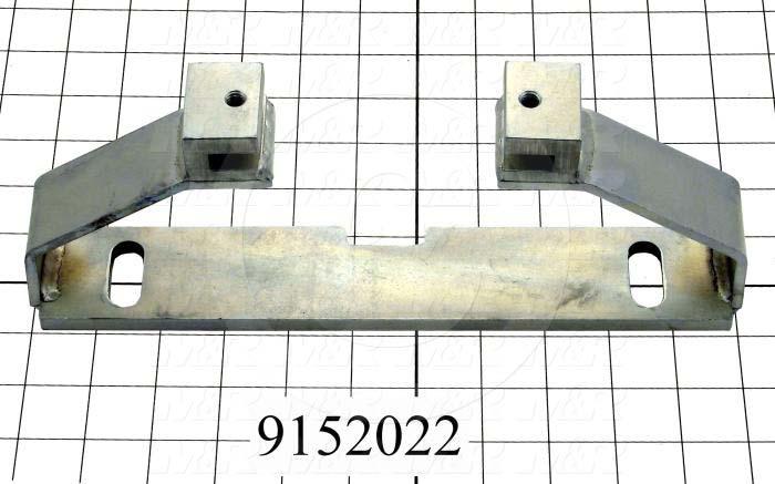 Fabricated Parts, Screen Holder Mounting Bracket, 11.25 in. Length, 1.88 in. Width, 4.19 in. Height, Rear Side