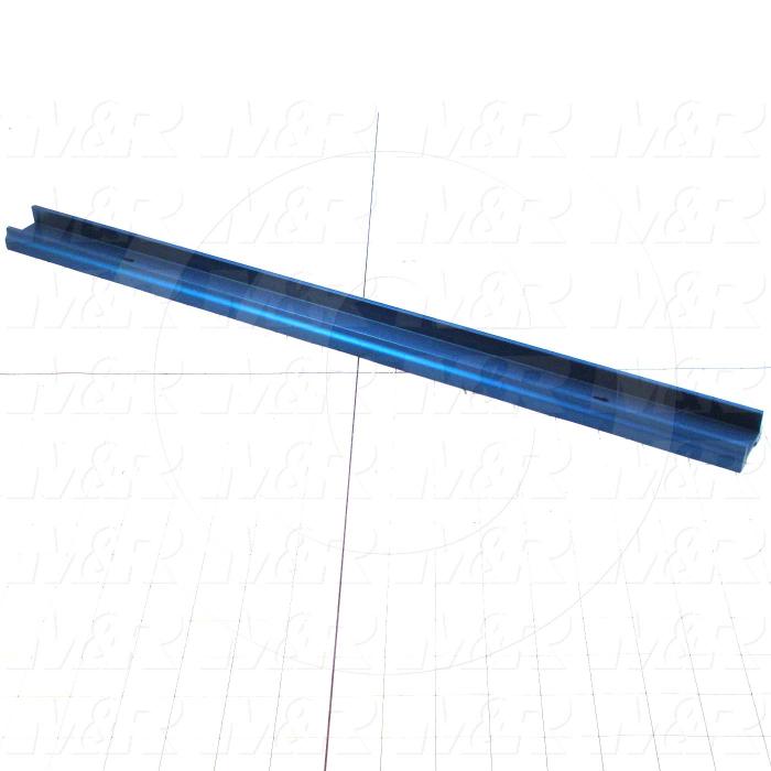 Fabricated Parts, Screen Locking Bar, 23.00 in. Length, 1.58 in. Width, 0.88 in. Height