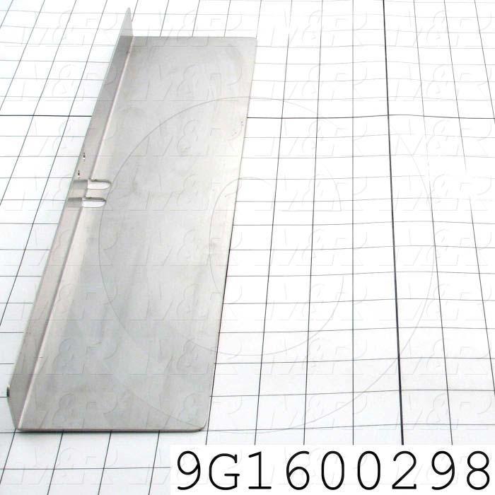 Fabricated Parts, Second Fold Finger, 16.50 in. Length, 3.94 in. Width, 1.13 in. Height