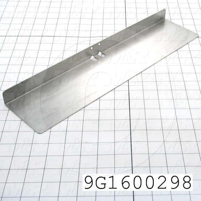 Fabricated Parts, Second Fold Finger, 16.50 in. Length, 3.94 in. Width, 1.13 in. Height