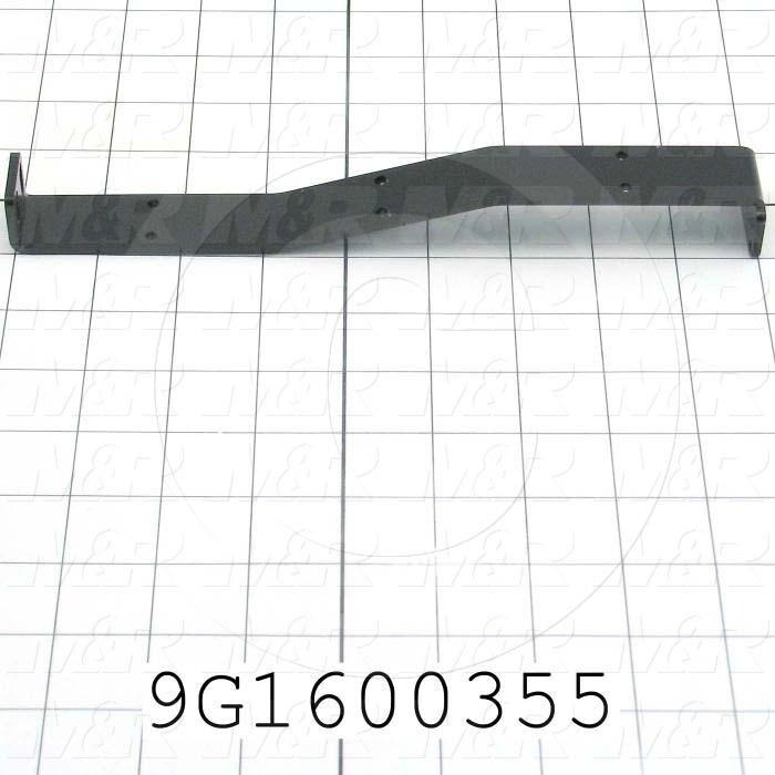 Fabricated Parts, Second Fold Prox. Sensor, 9.10 in. Length, 1.00 in. Width, 0.88 in. Height, 11 GA Thickness
