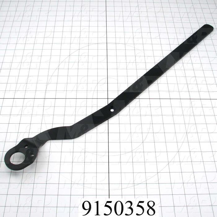 Fabricated Parts, Selector Lever, 27.00 in. Length, 4.62 in. Width, 1.13 in. Height
