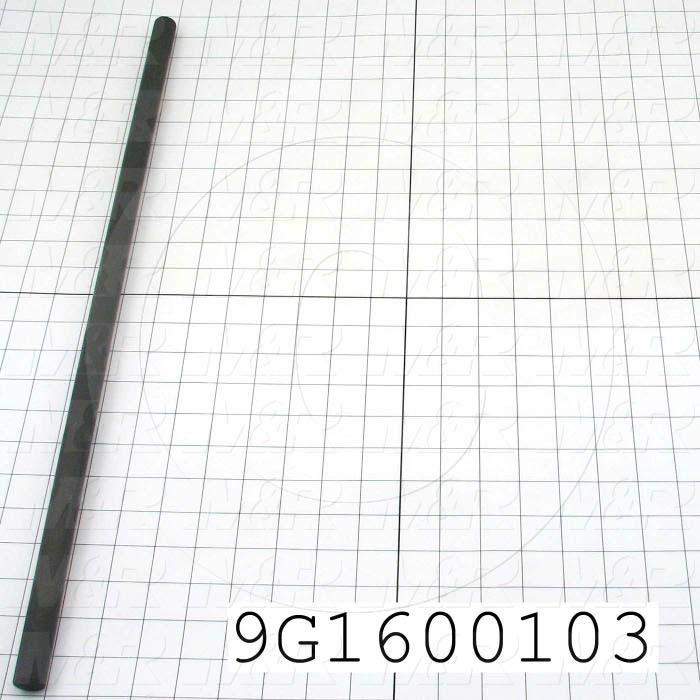 Fabricated Parts, Shaft 3/4"X 23"Long, 23.00 in. Length, 0.75 in. Diameter, Black Oxide Finish
