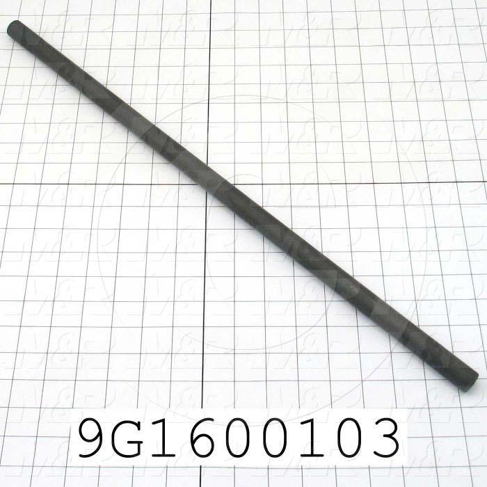 Fabricated Parts, Shaft 3/4"X 23"Long, 23.00 in. Length, 0.75 in. Diameter, Black Oxide Finish
