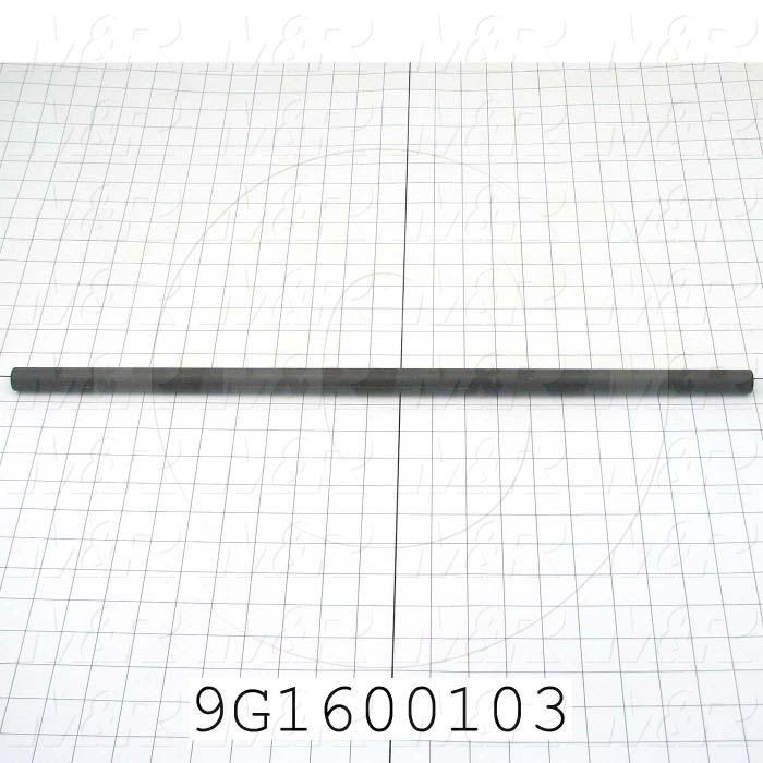 Fabricated Parts, Shaft 3/4"X 23"Long, 23.00 in. Length, 0.75 in. Diameter, Black Oxide Finish