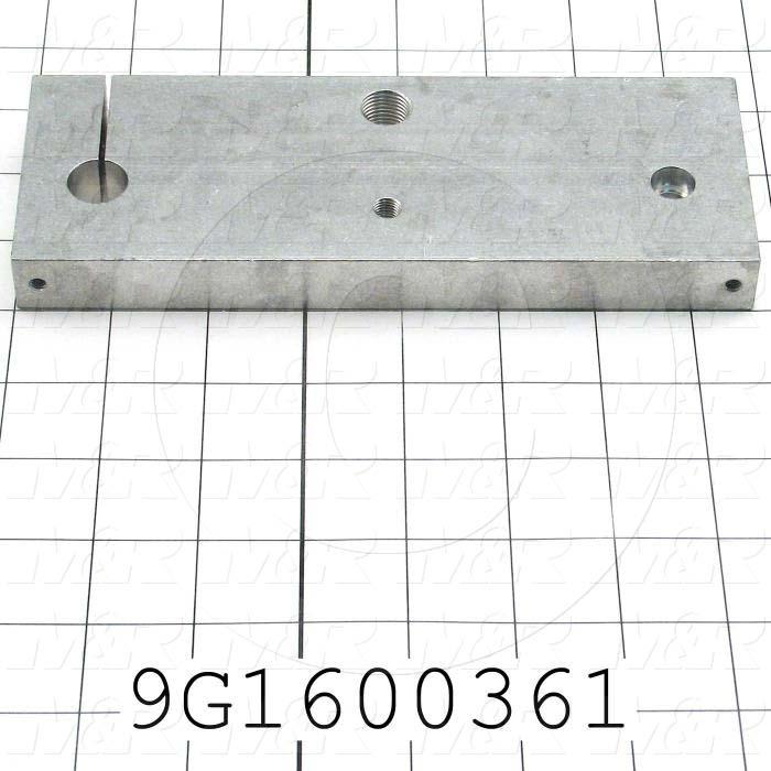 Fabricated Parts, Shaft Bracket, 7.75 in. Length, 2.75 in. Width, .75 in. Thickness