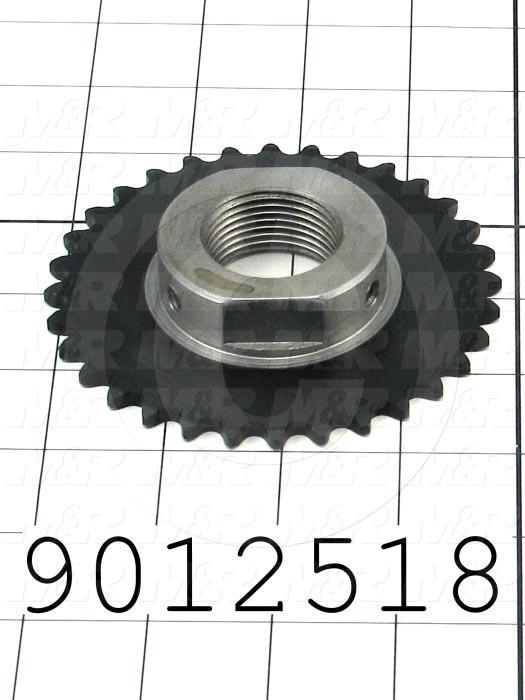 Fabricated Parts, Shaft Drive Sprocket, 0.75 in. Length, 4.15 in. Diameter