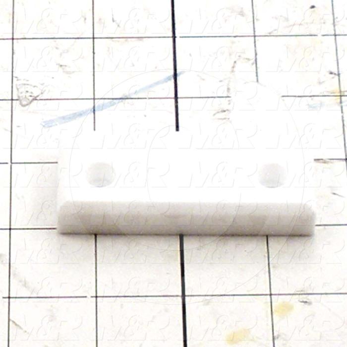 Fabricated Parts, Shaft Support Slide, 3.00 in. Length, 1.25 in. Width, 0.50 in. Height