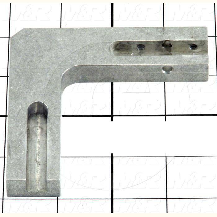 Fabricated Parts, Sheet Stop Pivot Base, 3.80 in. Length, 0.50 in. Width, 3.80 in. Height