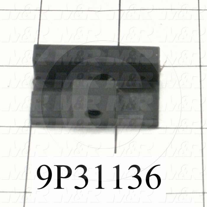 Fabricated Parts, Sheet Stopper, 1.50 in. Length, 0.56 in. Width, 0.87 in. Height