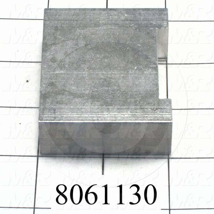 Fabricated Parts, Shock Plate, 2.75 in. Length, 0.75 in. Width, 2.00 in. Height