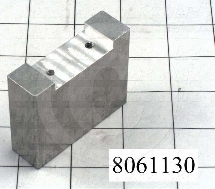 Fabricated Parts, Shock Plate, 2.75 in. Length, 0.75 in. Width, 2.00 in. Height