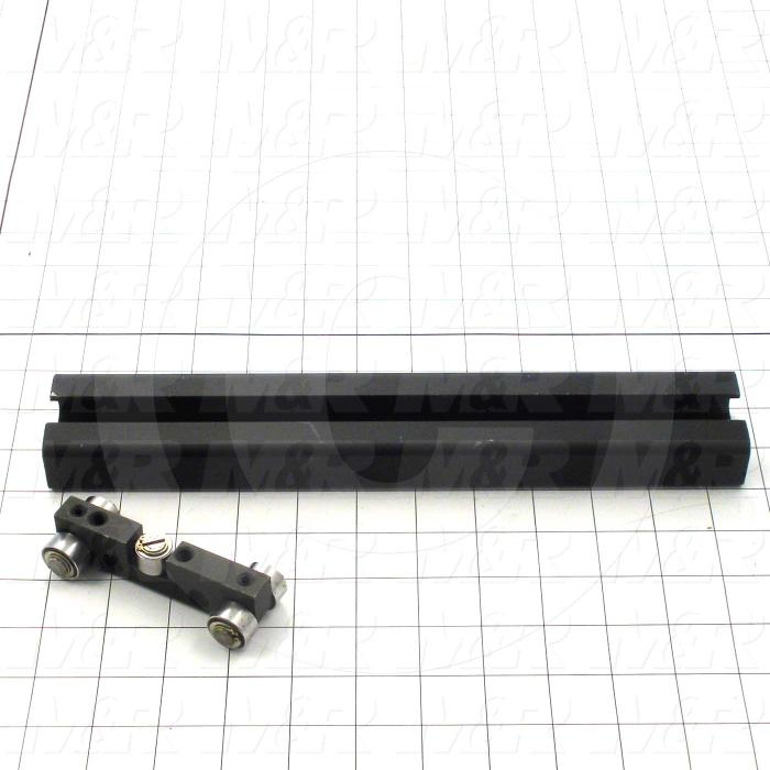 Fabricated Parts, Shutter Bearing Support Assembly, 11.88 in. Length, 2.00 in. Width, 1.74 in. Height