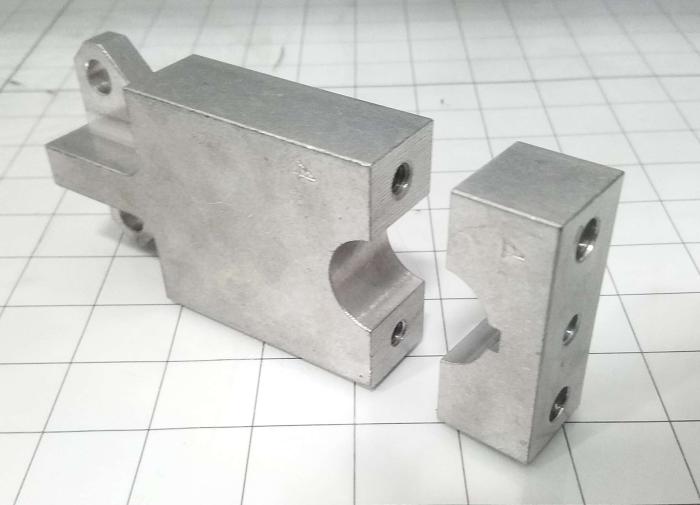 Fabricated Parts, Shutter Cylinder Lever, 5.63 in. Length, 2.50 in. Width, 1.00 in. Height