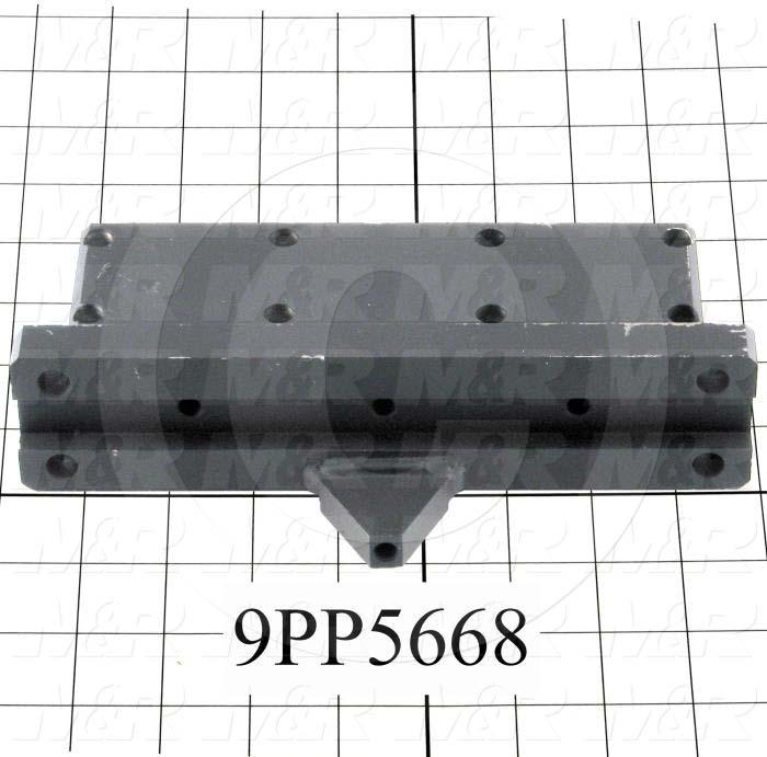 Fabricated Parts, Shutter End Bracket, 8.50 in. Length, 2.12 in. Width, 4.59 in. Height
