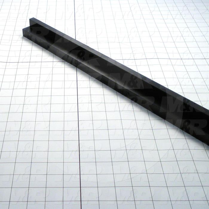 Fabricated Parts, Shutter Slide Support, 36.00 in. Length, 1.38 in. Width, 1.50 in. Height