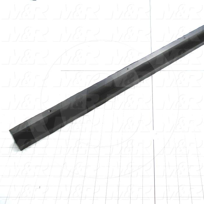 Fabricated Parts, Shutter Slide Support, 36.00 in. Length, 1.63 in. Width, 1.50 in. Height