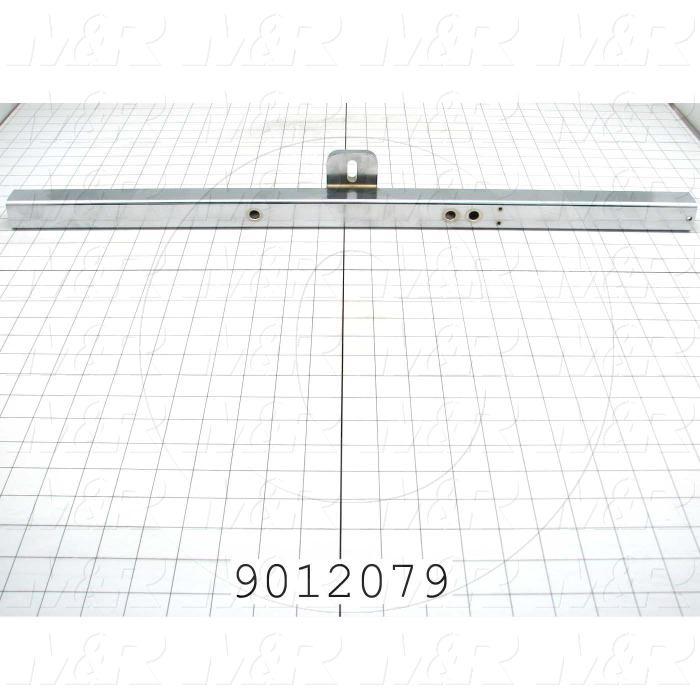 Fabricated Parts, Side Clamp Mounting Tube Weldment, 27.00 in. Length, 2.63 in. Height