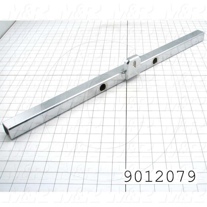 Fabricated Parts, Side Clamp Mounting Tube Weldment, 27.00 in. Length, 2.63 in. Height