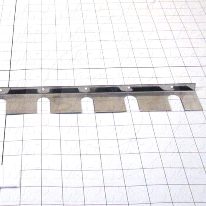 Fabricated Parts, Side Mirror, 22.75 in. Length, 1.70 in. Width, 0.50 in. Height, 20 GA Thickness