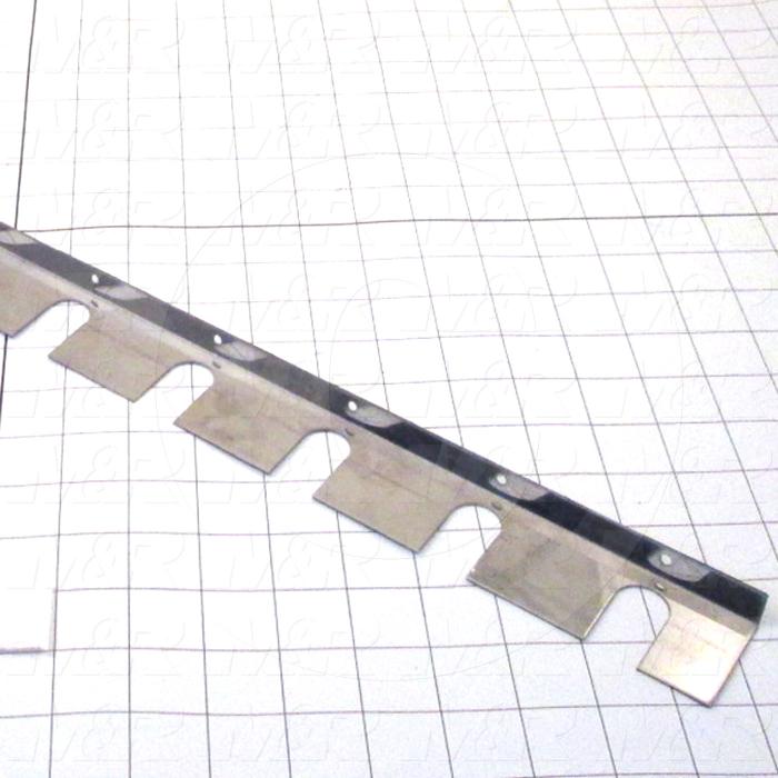 Fabricated Parts, Side Mirror, 22.75 in. Length, 1.70 in. Width, 0.50 in. Height, 20 GA Thickness