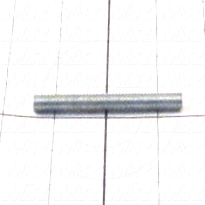 Fabricated Parts, Side Screen Screw Stud, 2.88 in. Length, 3/8-16 Thread Size, As Material Finish