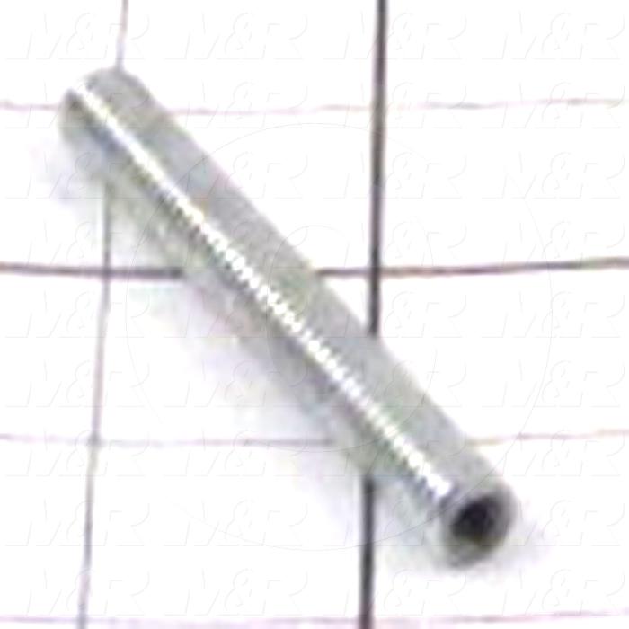 Fabricated Parts, Side Screen Screw Stud, 2.88 in. Length, 3/8-16 Thread Size, As Material Finish