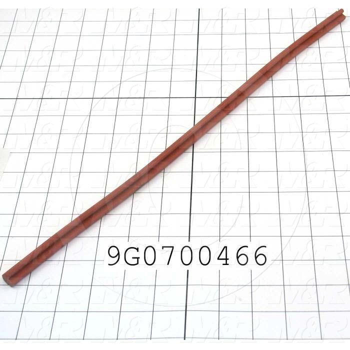 Fabricated Parts, Silicone Jaw Rubber, 20.00 in. Length