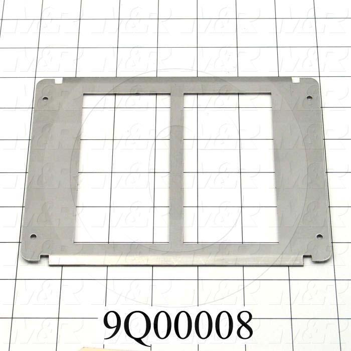 Fabricated Parts, Slide, 5.62 in. Length, 5.44 in. Width, 1.00 in. Height