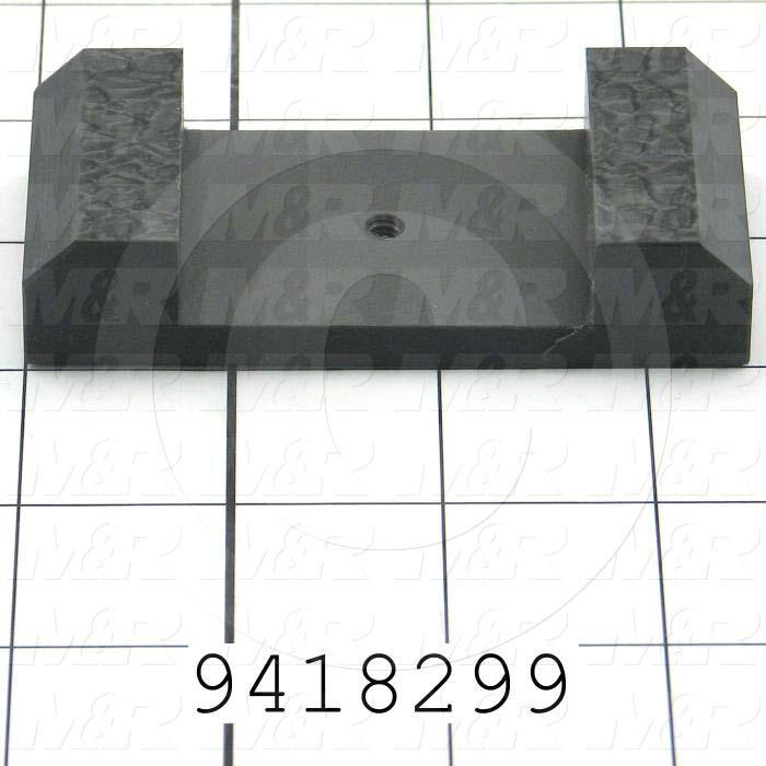 Fabricated Parts, Slide Clamp Plate, 3.50 in. Length, 1.58 in. Width, 0.75 in. Height, Break All Sharp Edges
