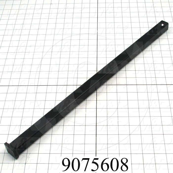 Fabricated Parts, Slide Tube Weldment, 22.50 in. Length, 1.25 in. Width, 1.25 in. Height
