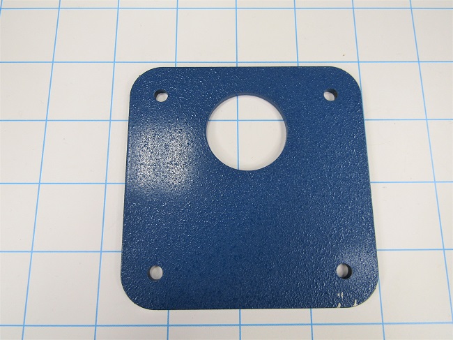 Fabricated Parts, Space Plate, 3.63 in. Length, 6.63 in. Width, 11 GA Thickness