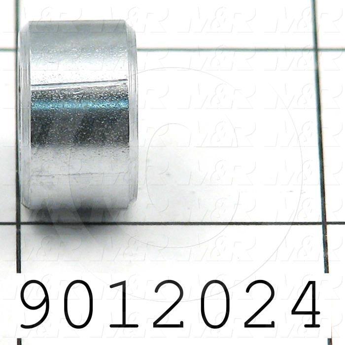 Fabricated Parts, Spacer, 0.38 in. Length, 0.63 in. Diameter