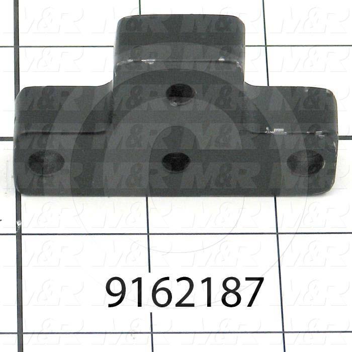 Fabricated Parts, Spacer 2.5" Sp-Db, 2.50 in. Length, 1.50 in. Width, 0.50 in. Thickness, Painted Black Finish