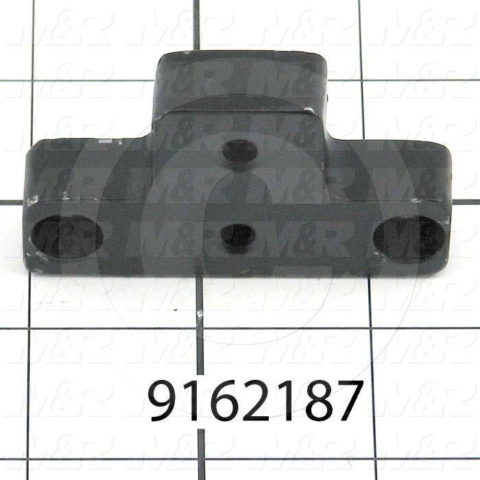 Fabricated Parts, Spacer 2.5" Sp-Db, 2.50 in. Length, 1.50 in. Width, 0.50 in. Thickness, Painted Black Finish