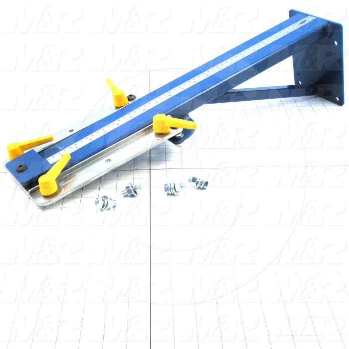 Fabricated Parts, Spider Arm Assembly, 23.94 in. Length, 5.50 in. Height, 6.13 in. Diameter