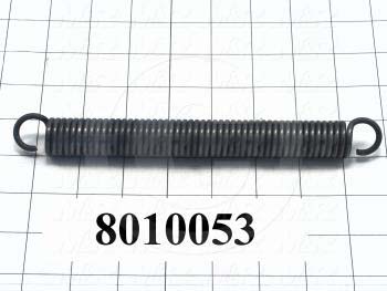 Fabricated Parts, Spring, 8.33 in. Length, 0.86 in. Diameter, 0.14 in. Thickness