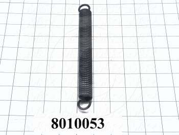 Fabricated Parts, Spring, 8.33 in. Length, 0.86 in. Diameter, 0.14 in. Thickness