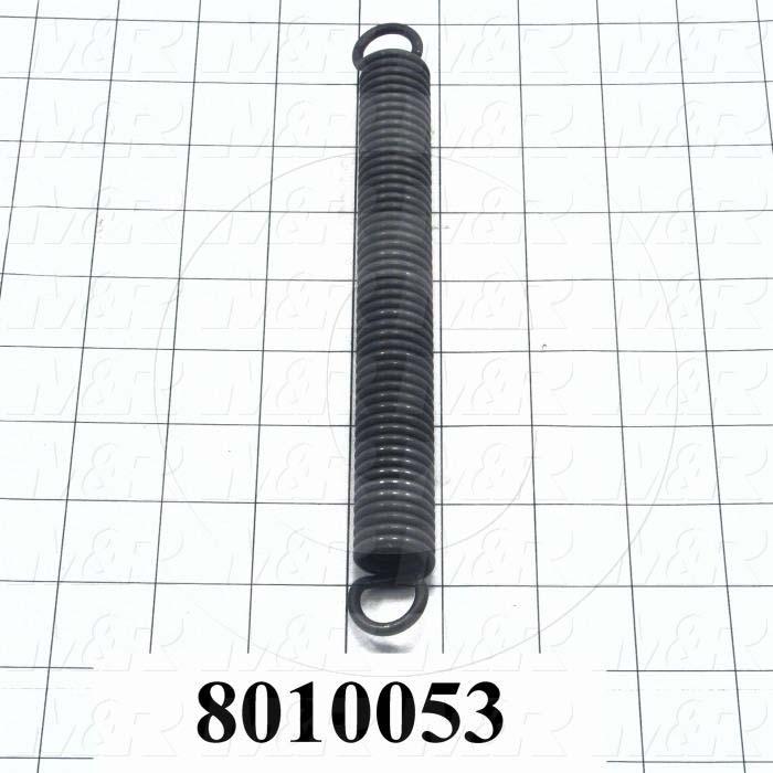 Fabricated Parts, Spring, 8.33 in. Length, 0.86 in. Diameter, 0.14 in. Thickness