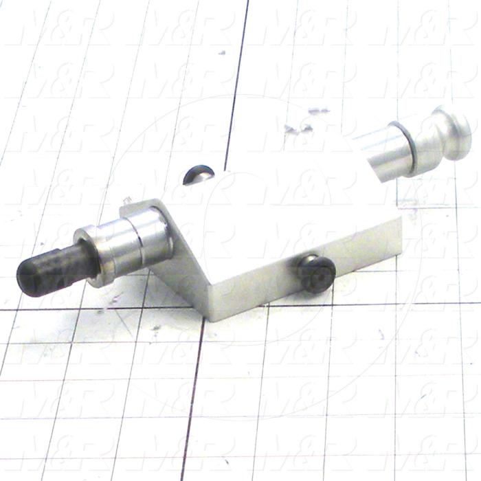 Fabricated Parts, Spring Screen Stopper, 8.13 in. Length, 3.94 in. Width